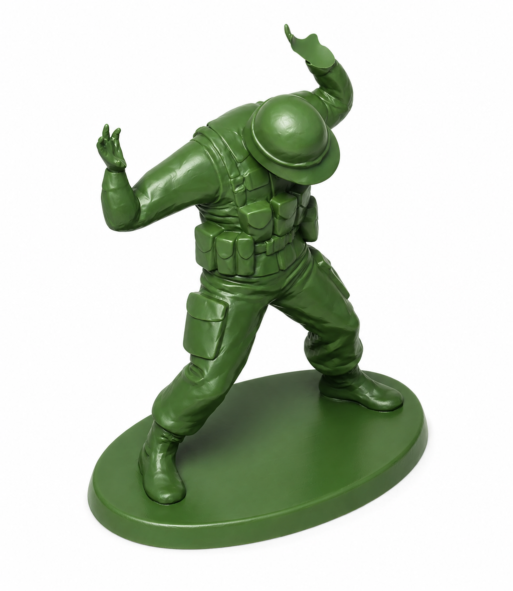 Trophy Mic Series - Soldier On-Shoulder - Microphone Holder