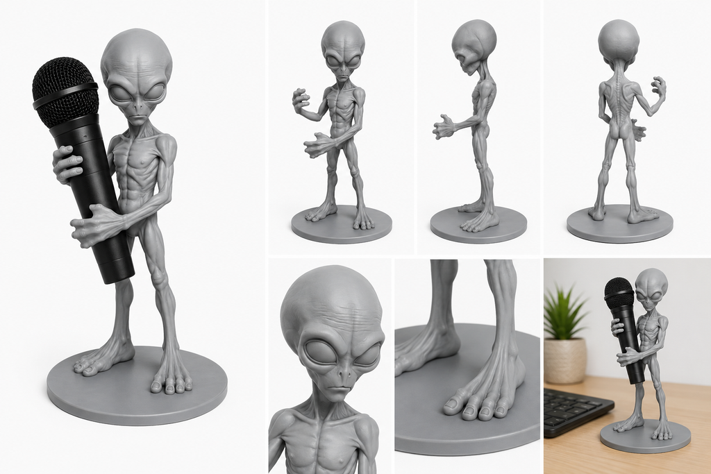 Trophy Mic Series – Bald-Headed Alien