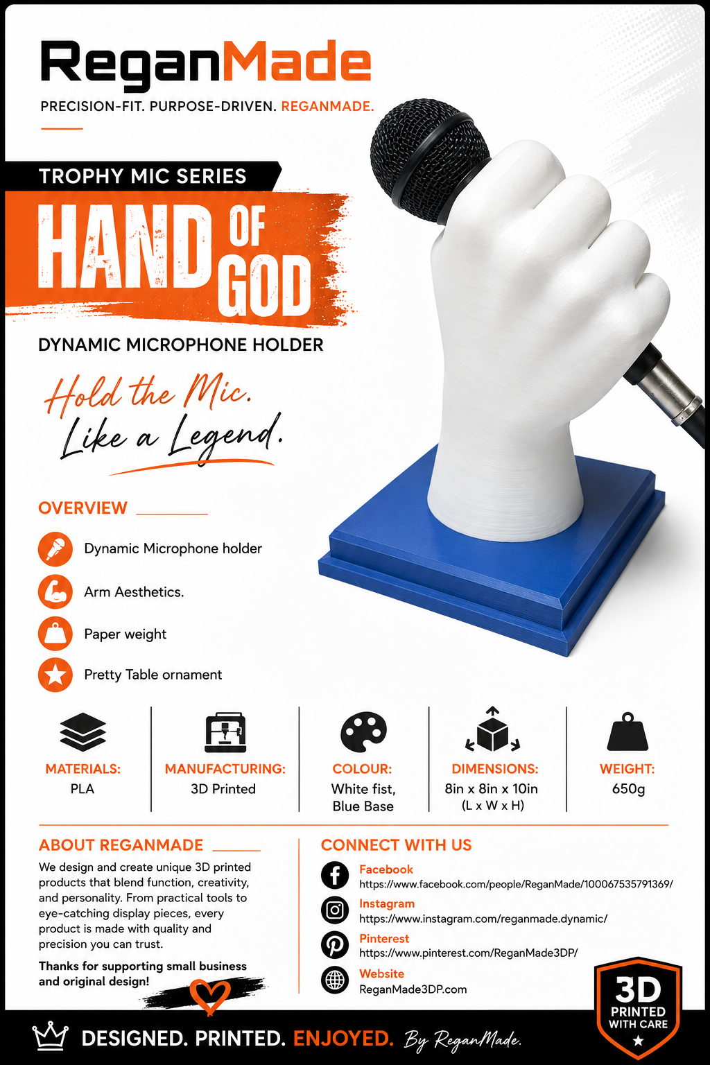 Trophy Mic Series - Hand Of God
