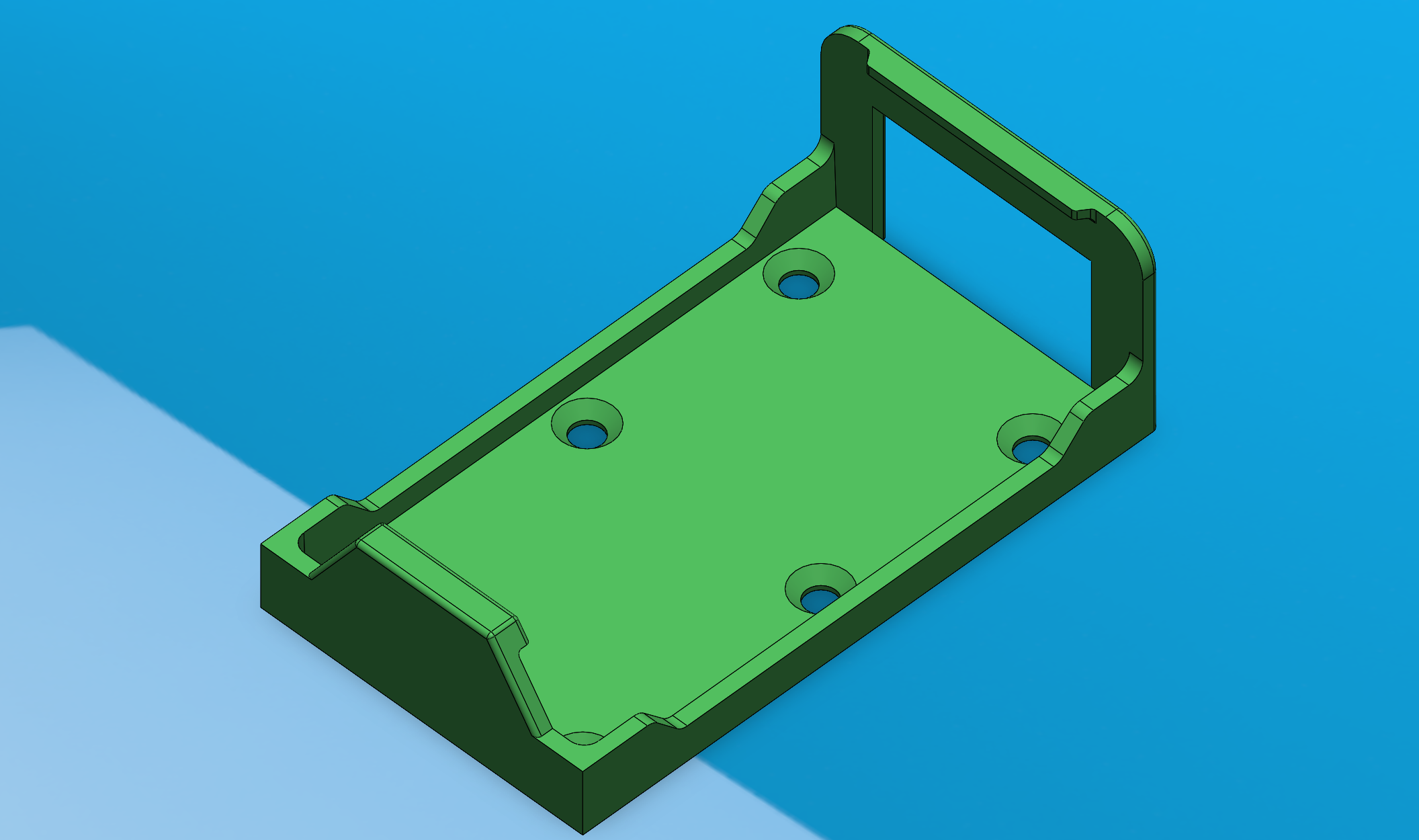 Secured. Guitar Pedal Holder