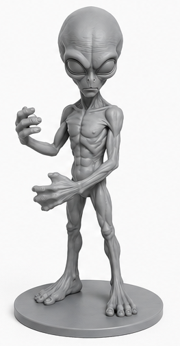 Trophy Mic Series – Bald-Headed Alien