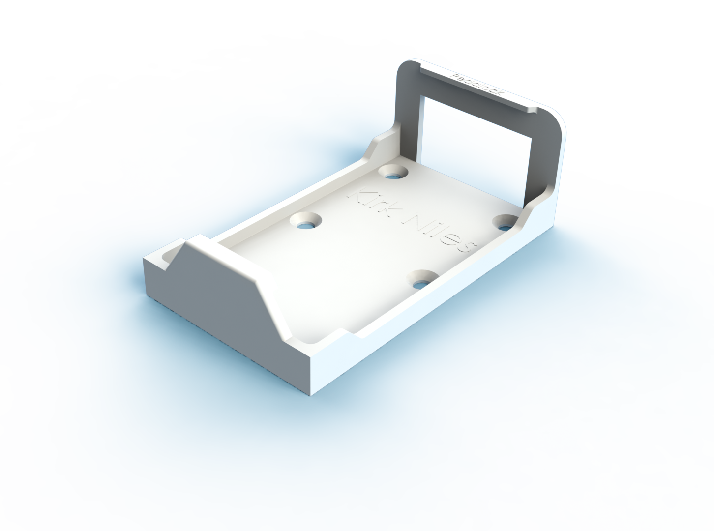 Secured. Guitar Pedal Holder