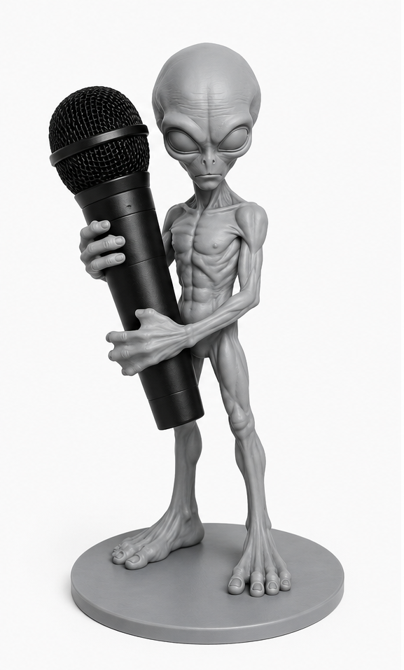 Trophy Mic Series – Bald-Headed Alien