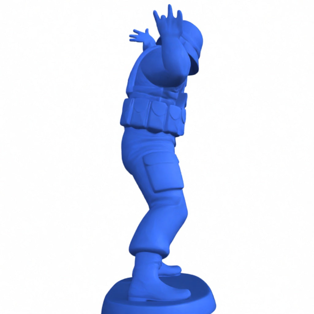 Trophy Mic Series - Soldier On-Shoulder - Microphone Holder